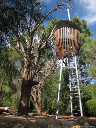 Viewing towers / tree hides are inspired by the shape of seeds, adding dynamic form and structure.