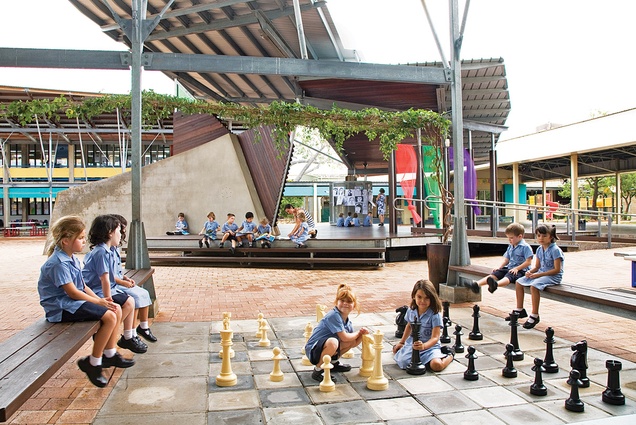 St Mary's Catholic Primary School New Hall and Library, Reggio Emelia Early Learning Centre and Courtyard – Troppo Architects NT.
