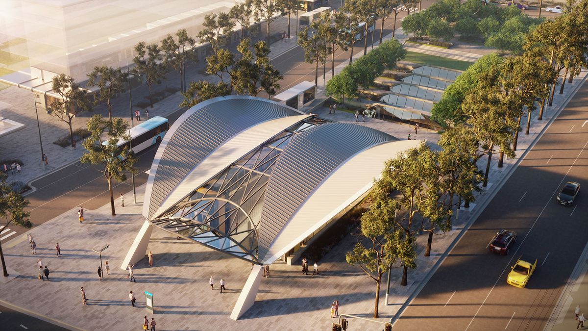 Seven Sydney Metro stations designed by Hassell revealed | ArchitectureAu