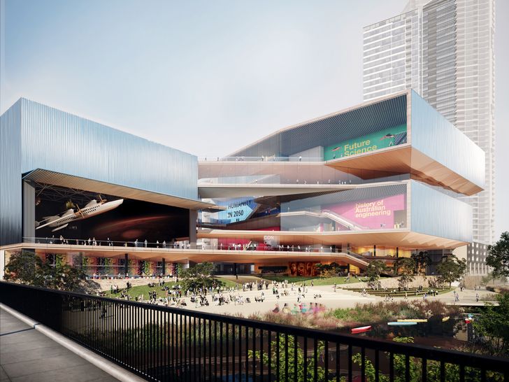 Powerhouse Parramatta proposal by AL_A (UK) and Architectus (Australia).