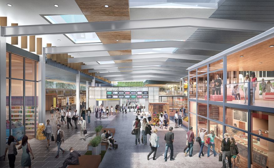 Designs revealed for redevelopment of Fortitude Valley station surrounds ArchitectureAu