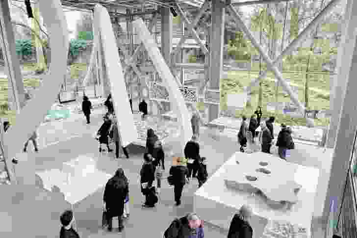 Junya Ishigami's Freeing Architecture exhibition at Fondation Cartier.