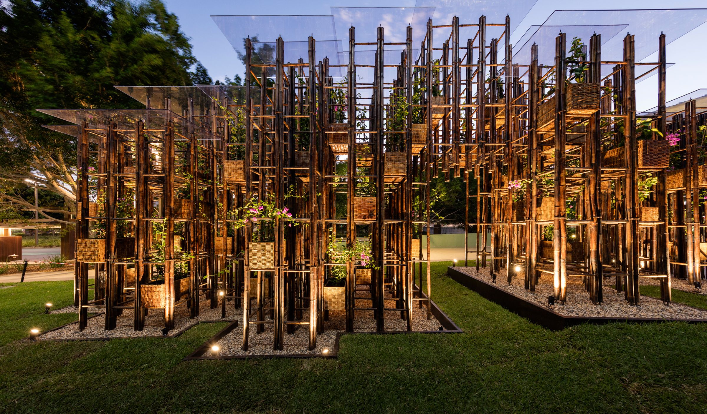 Bamboo beginning: Green Ladder | ArchitectureAu