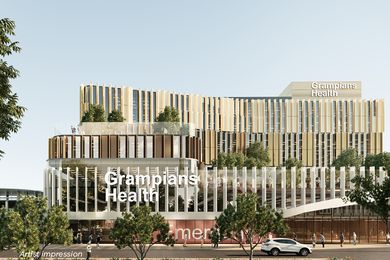 The main entrance for the Ballarat Base Hospital will now be situated on Sturt Street.