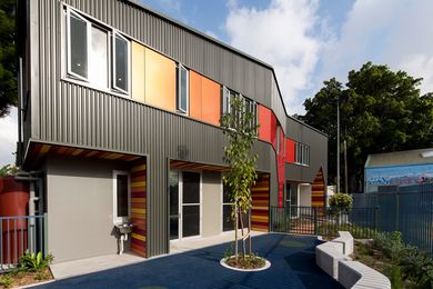 Robustly detailed with steel cladding for low maintenance.