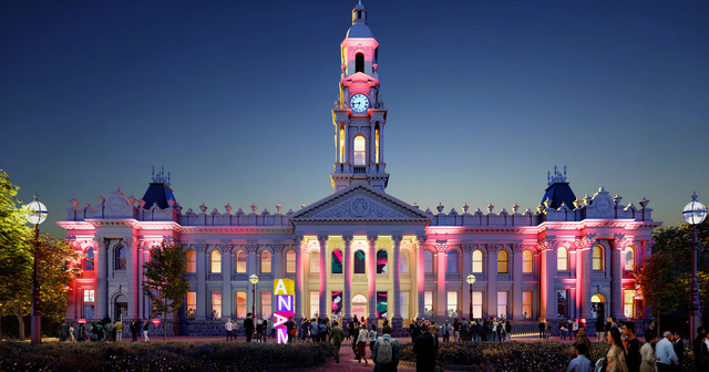 The proposed revitalisation of South Melbourne Town Hall by Peter Elliott Architecture and Urban Design.