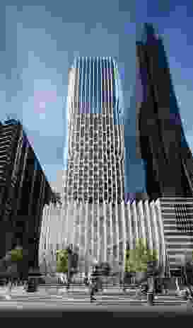 Proposed tower for 582–606 Collins Street, Melbourne by Zaha Hadid Architects and Plus Architecture.