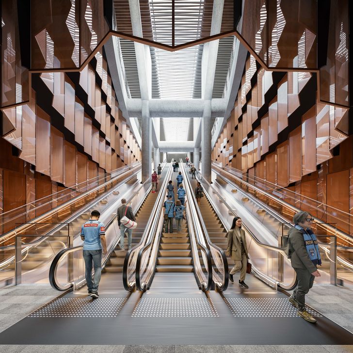 Concept design for new station and precinct at Sydney Olympic Park ...