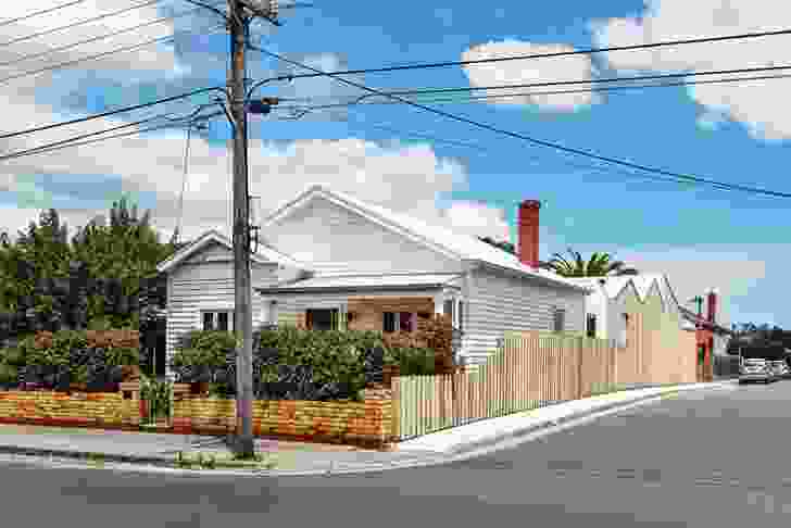 The original Californian bungalow facade has been retained.