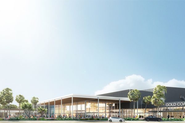 The proposed Gold Coast Airport expansion designed by Hassell.