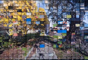 Window by Robyn Creagh on the last day of the exhibition.