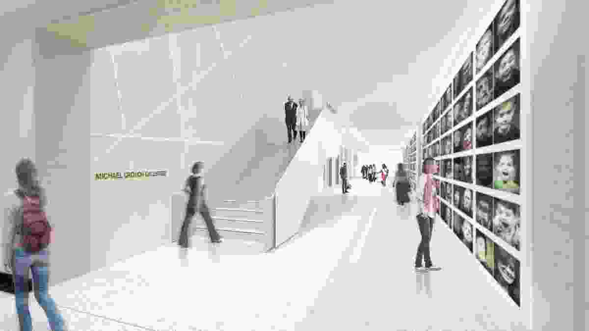 Proposed galleries in the State Library of NSW designed by Hassell.