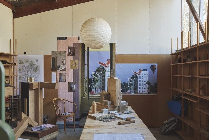 Architect Brew Koch exhibited their proposal for net zero affordable housing.