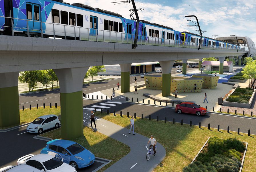 The Office of the Victorian Government Architect has shown support for the Melbourne 'sky rail' proposal.