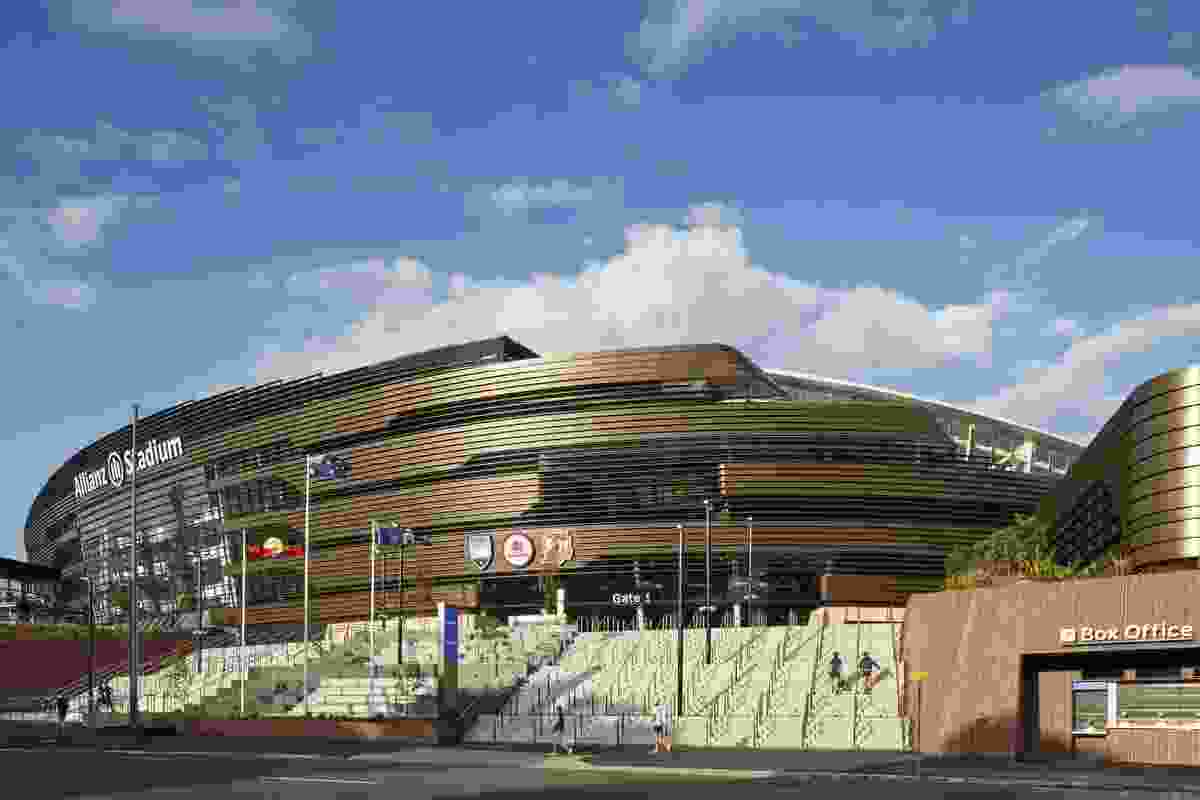 Sydney Football Stadium (Allianz Stadium) by Cox Architecture.
