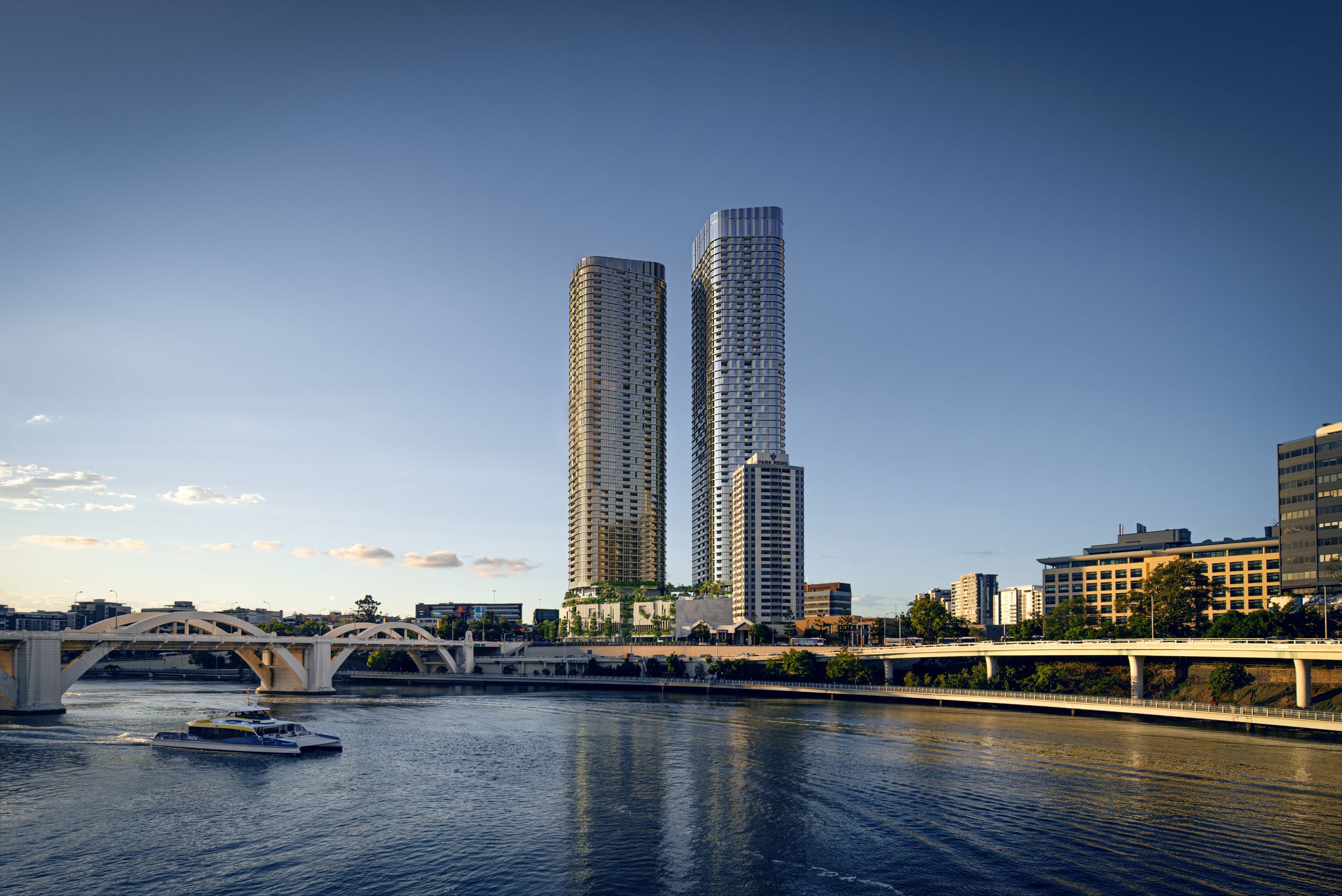 Two-tower development approved for Brisbane's North Quay | ArchitectureAu