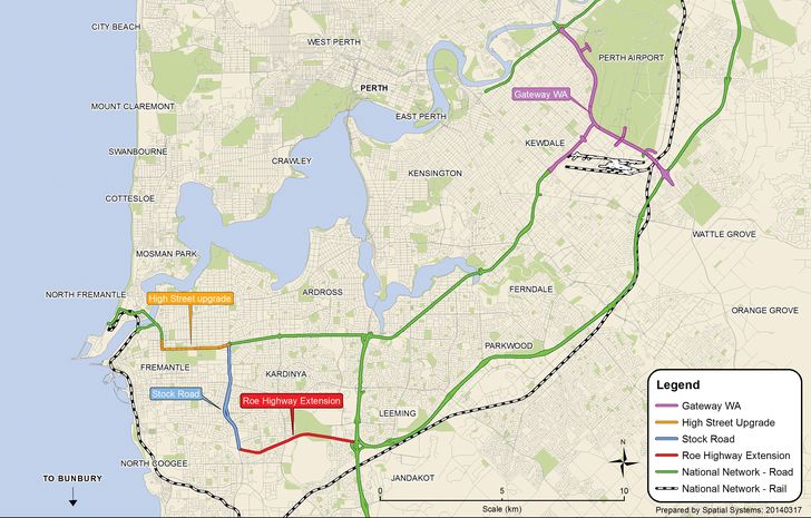 Aila Blasts Perth Freight Link Project 