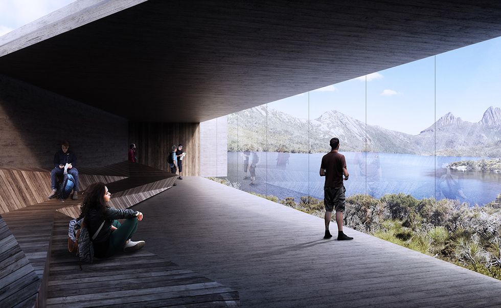 ‘Sculpted’ new Cradle Mountain visitor centre approved ArchitectureAU
