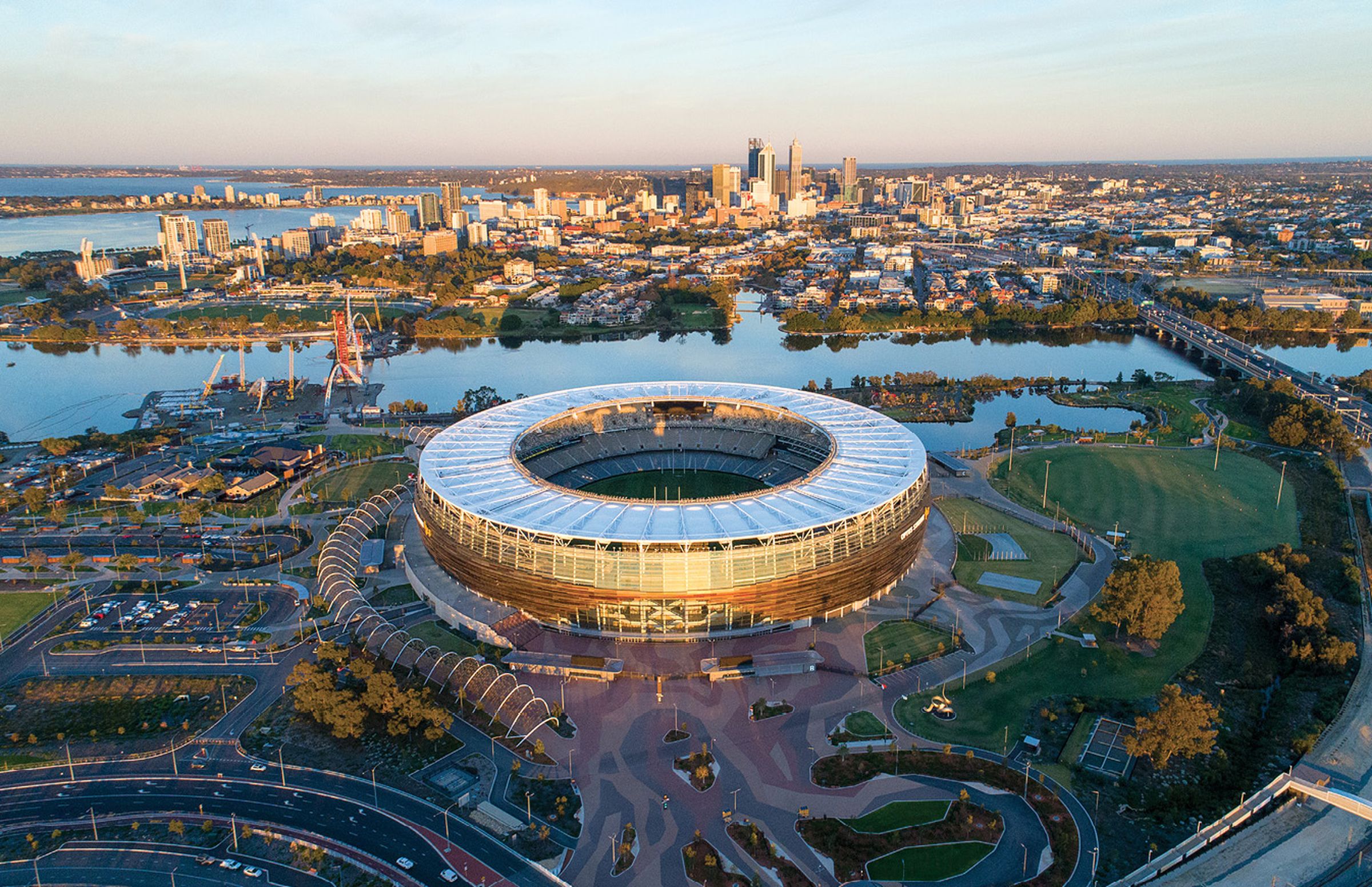 Maximizing intensity: Optus Stadium | ArchitectureAu