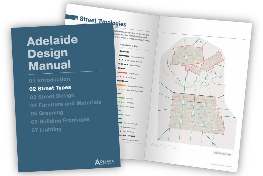 The Adelaide Design Manual by Design and Strategy, Adelaide City Council.