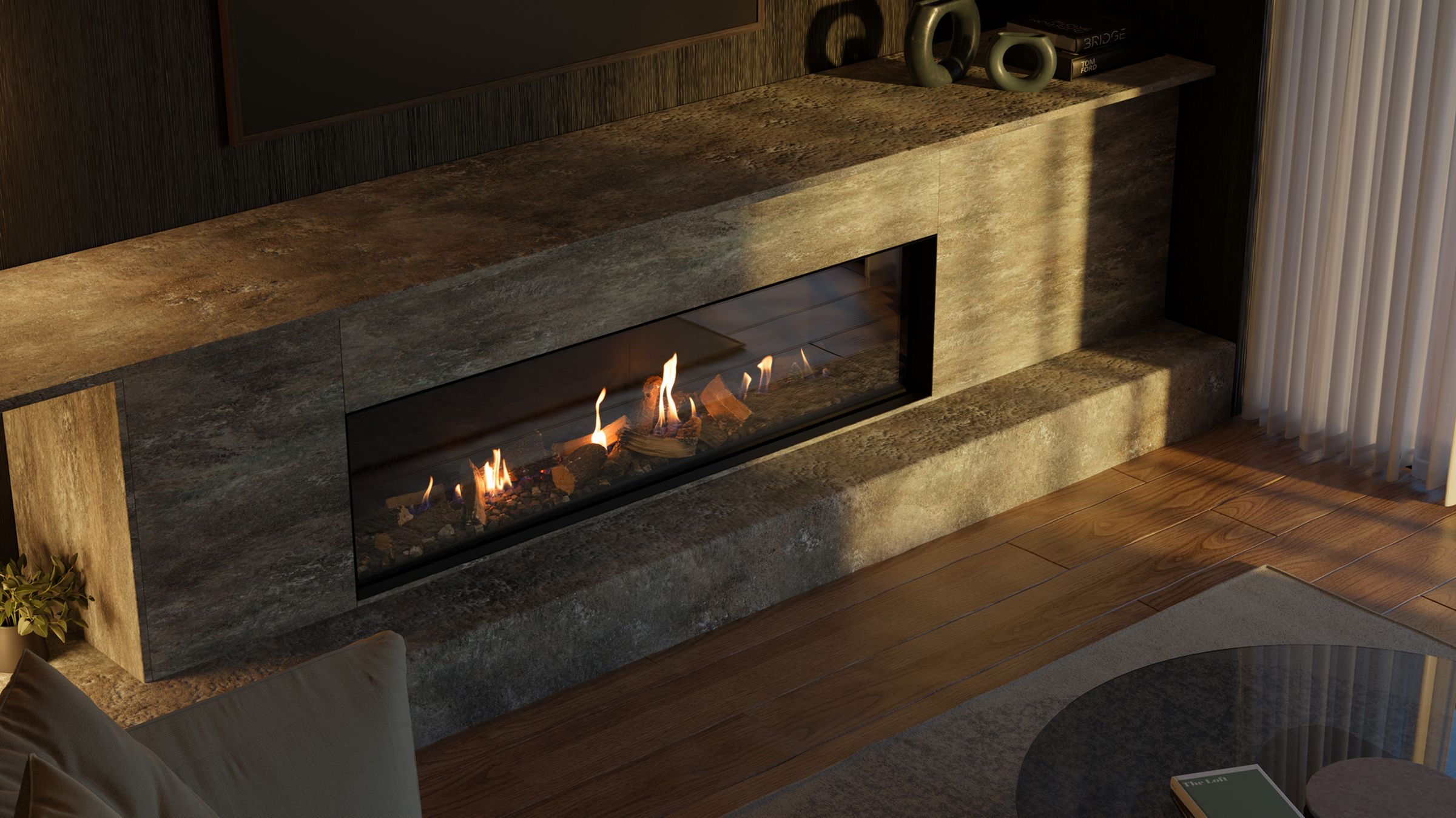 DS Series gas fireplaces from Escea | ArchitectureAu