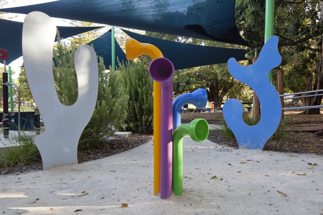 Talking tubes allow encourage communication playspace between friend, new and old.