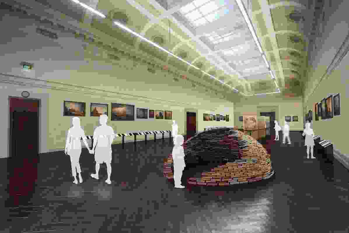 The proposed refurbishment of the La Trobe exhibition area at the State Library of Victoria.