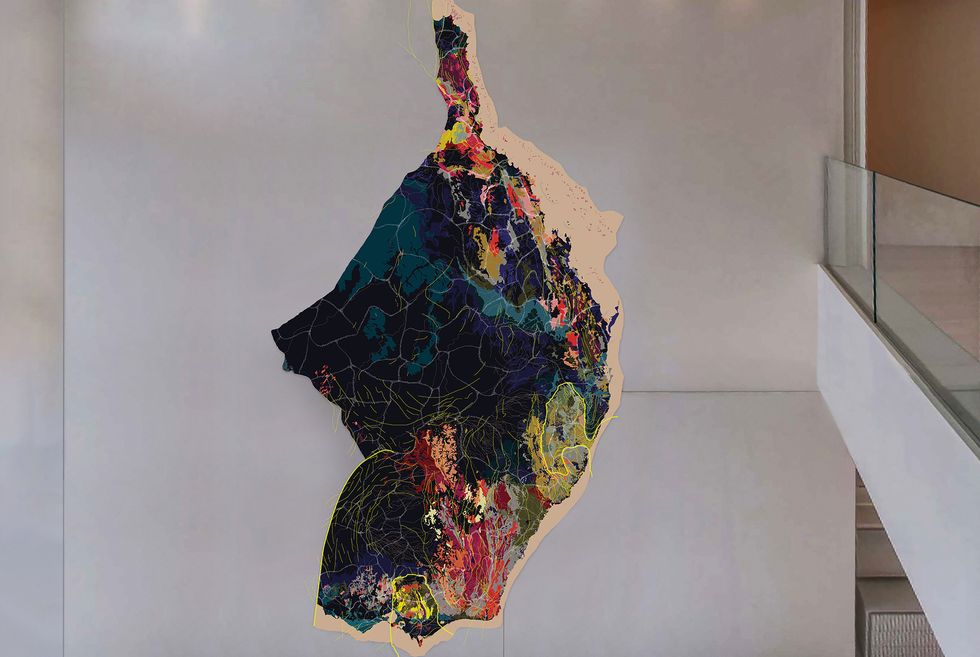 Geological provocation wins Tapestry Design Prize for Architects