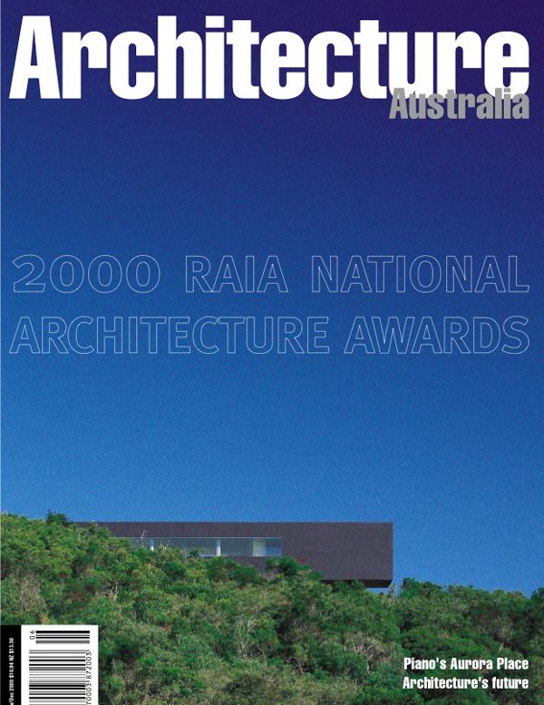 Architecture Australia, November 2000