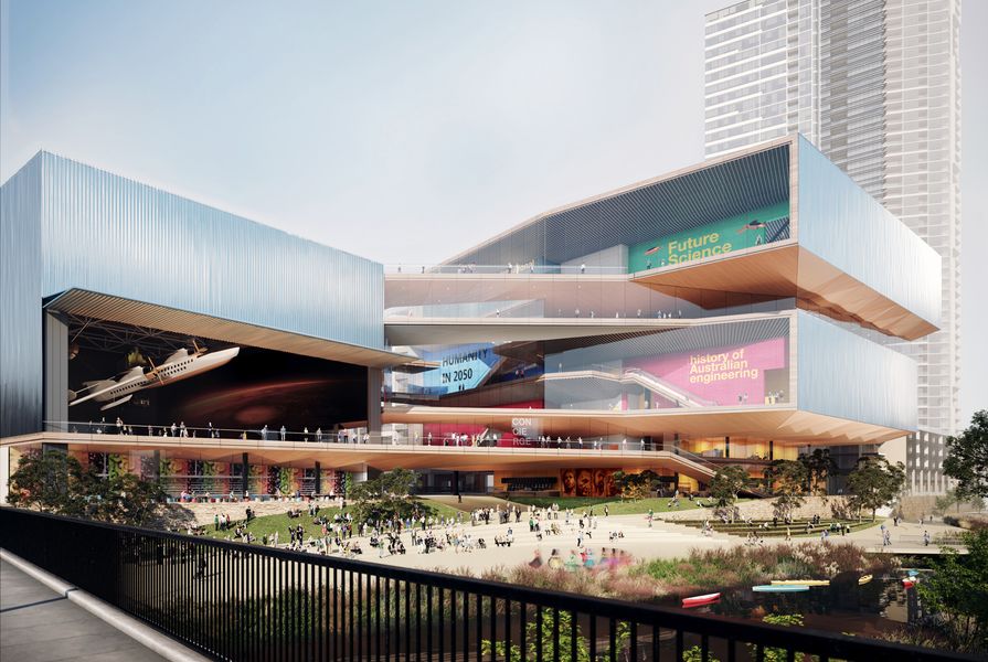 Powerhouse Parramatta proposal by AL_A (UK) and Architectus (Australia).