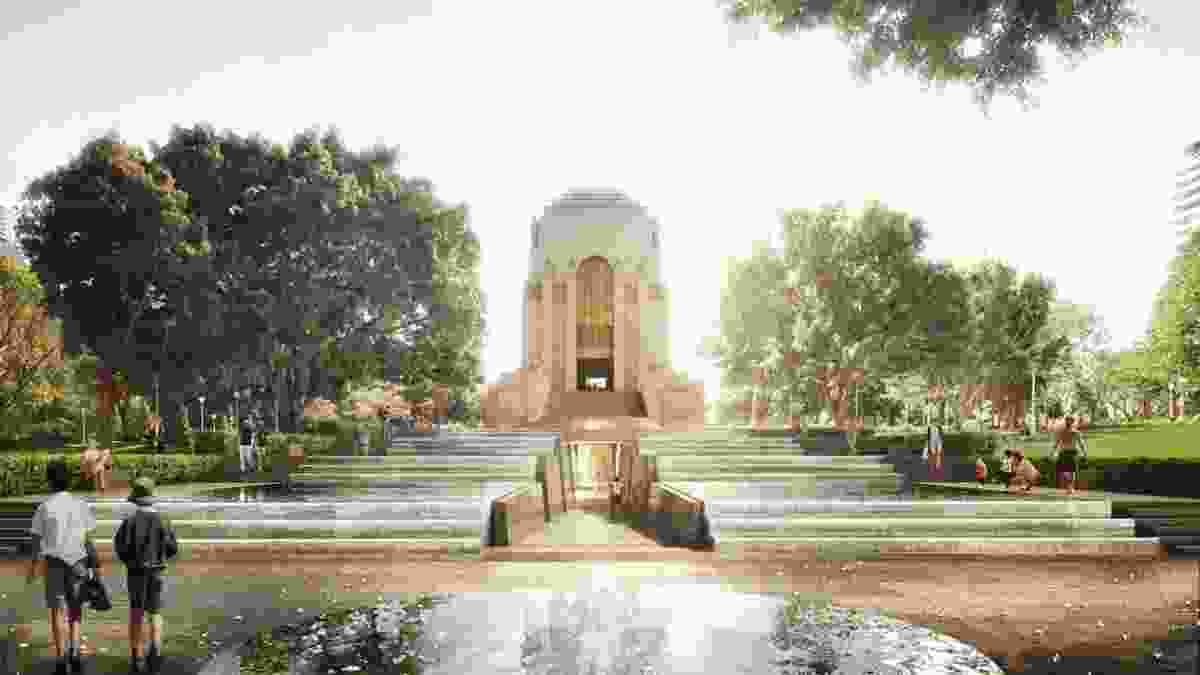 Johnson Pilton Walker and the NSW Government Architect have designed a revamp of the 1930s ANZAC War Memorial in Hyde Park that includes features from its original design.