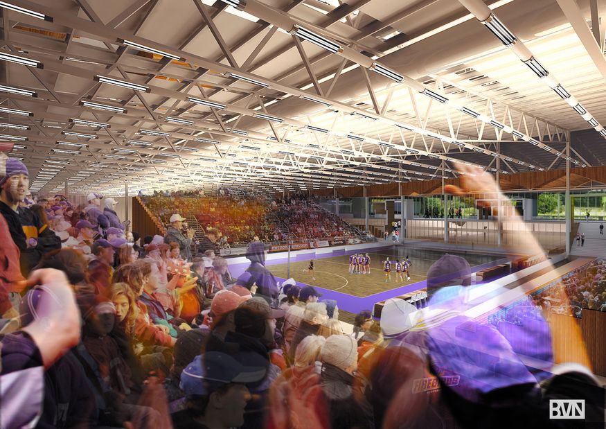 BVN designs Queensland State Netball Centre ArchitectureAu