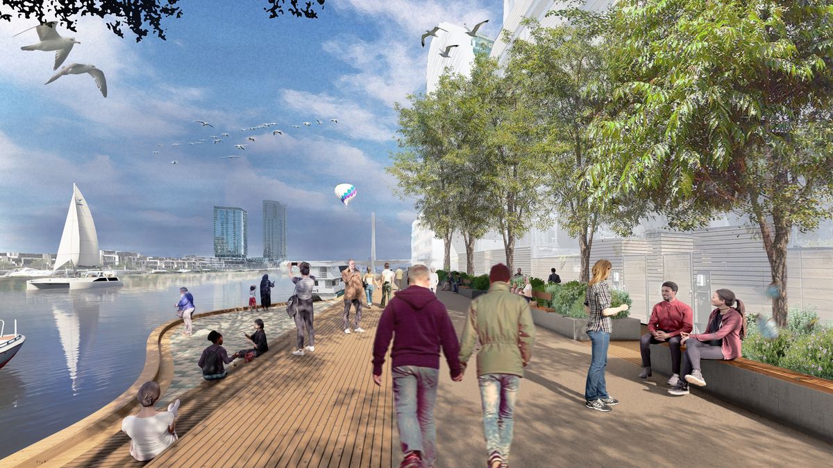 Design ideas unveiled for Melbourne’s Greenline ArchitectureAu