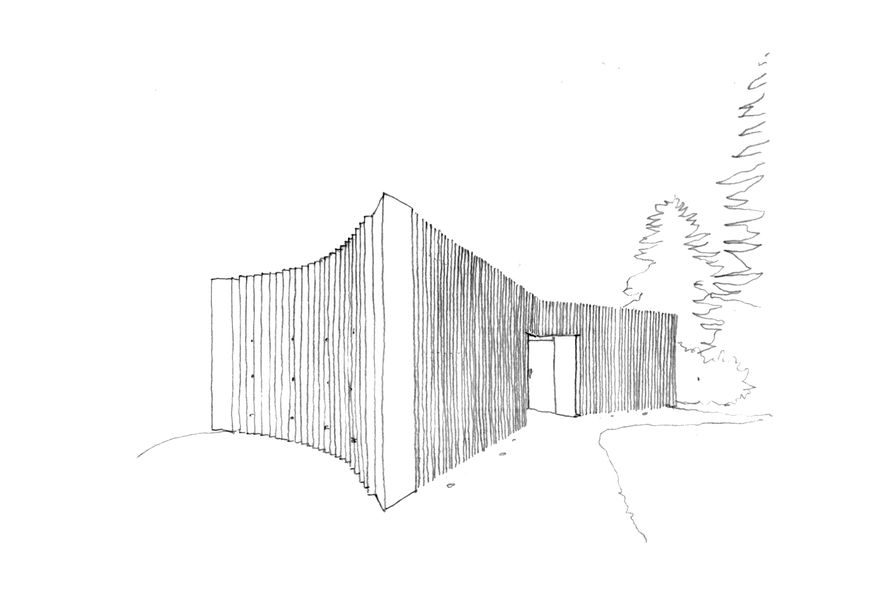 A sketch of Cook Park Amenities by Fox Johnston.