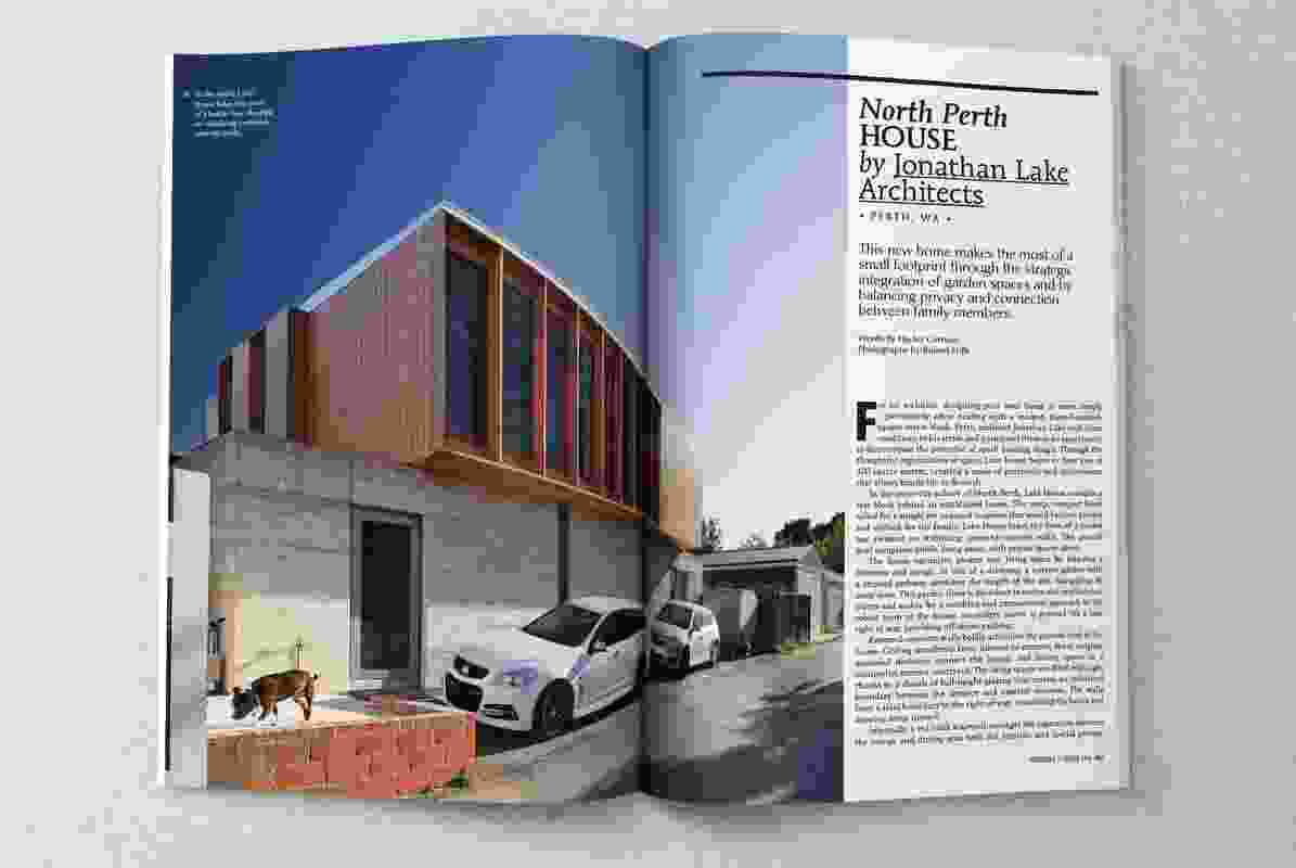 North Perth House by Jonathan Lake Architects. 