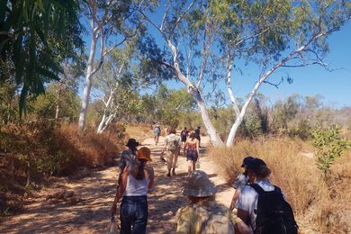 Walking the Lurujarri Dreaming Trail allows participants to experience the area’s landscape, unmediated by conventional frameworks.