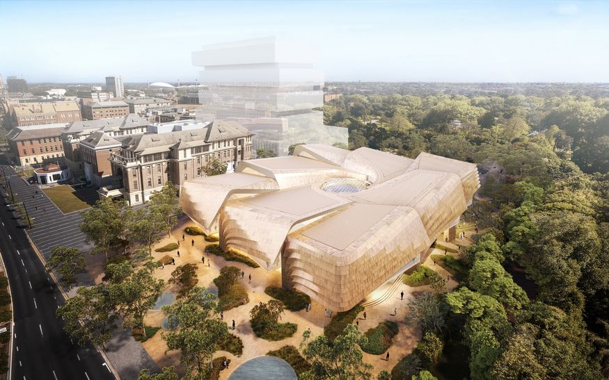 New vision of Adelaide's Aboriginal art museum ArchitectureAu
