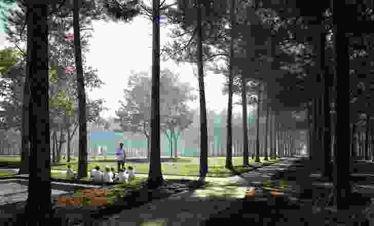 Memorial Park Master Plan, Houston, by Nelson Byrd Woltz Landscape Architects.