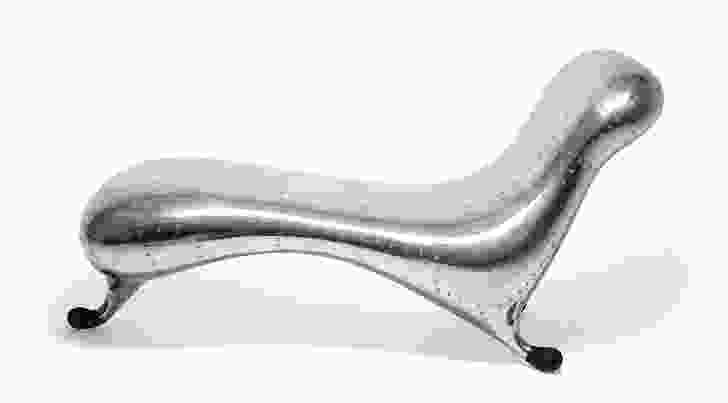 Marc’s breakthrough piece, the three-legged, aluminium Lockheed Lounge chair.