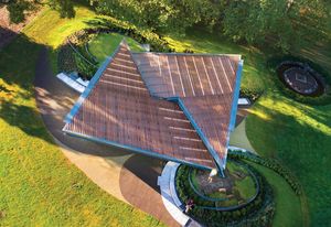 2018 MPavilion by Barcelona-based architect Carme Pinós.
