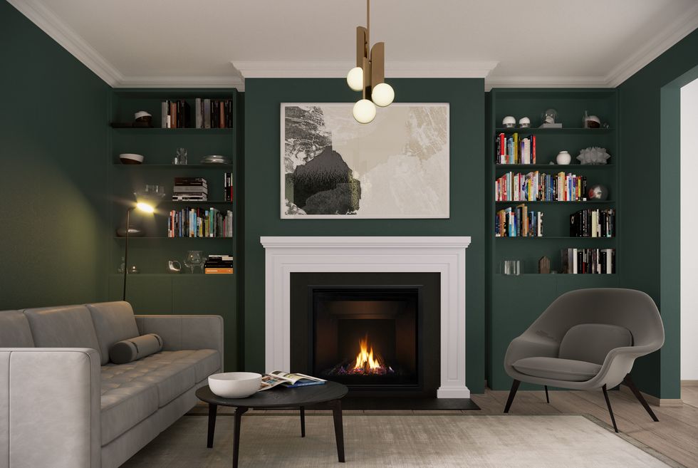 DF series gas fireplaces by Escea | ArchitectureAu