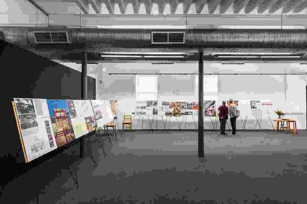 Exhibition stands at Dickson and Platten Architects: 1950-2000.