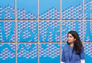 Paper artist Gunjan Aylawadi.