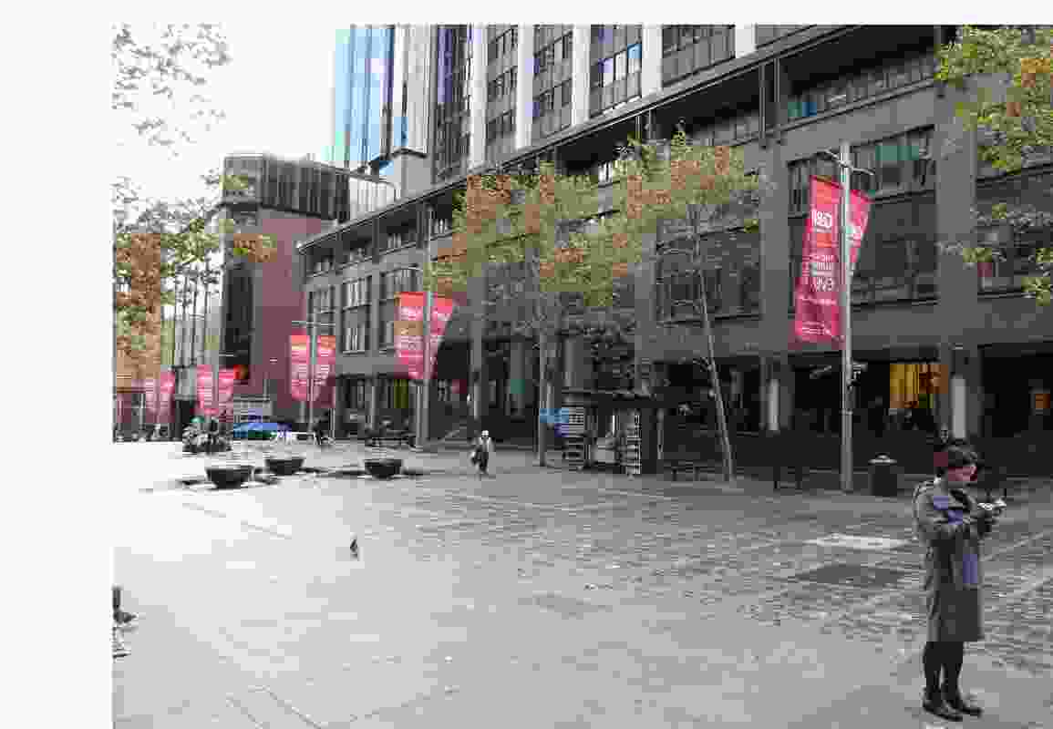The existing Martin Place.