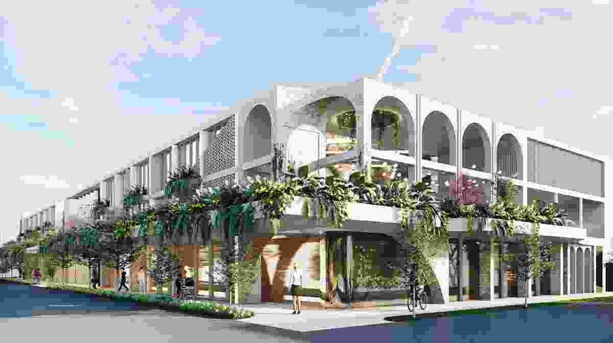 Proposal for 187-193 Oxford Street Bulimba by Z Architects.