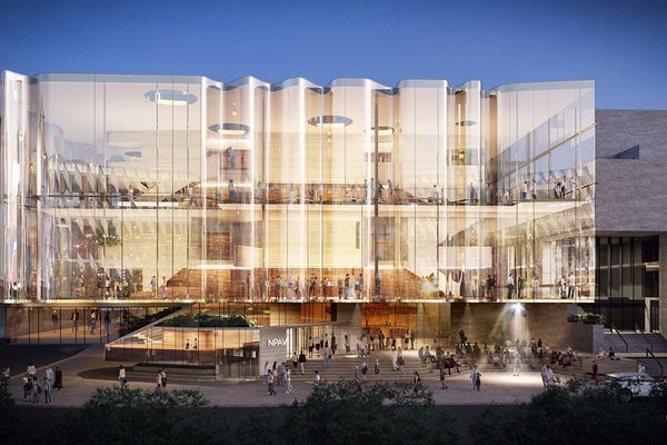 Proposed QPAC theatre by Snøhetta and Blight Rayner Architecture.