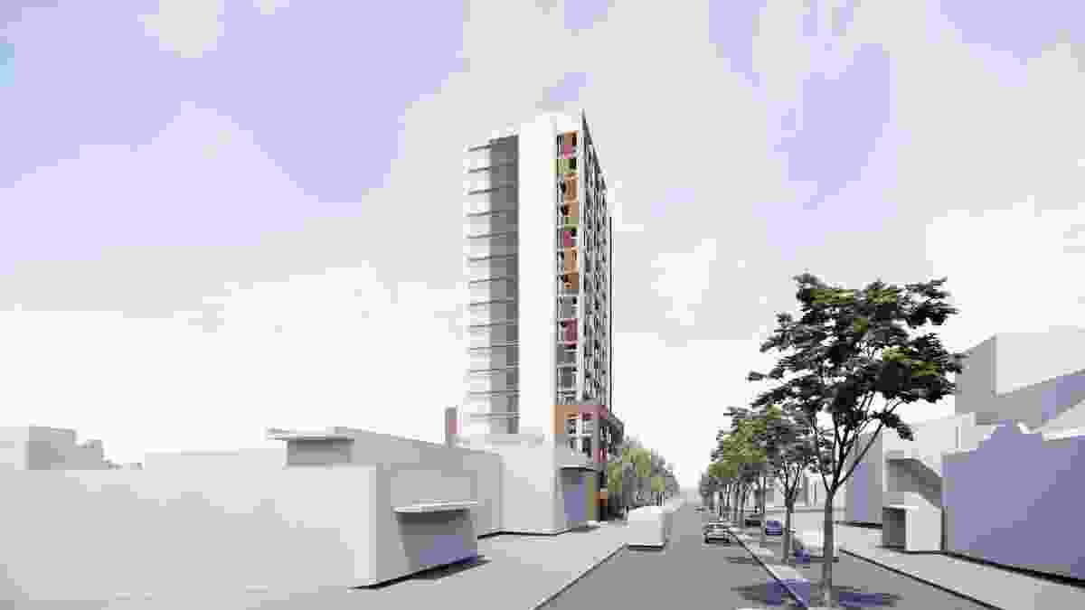 Perth homeless housing tower for approval ArchitectureAu