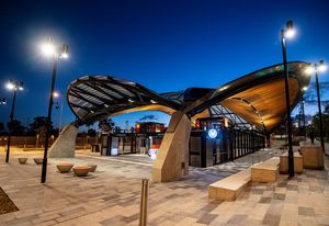 Showground station by Hassell.