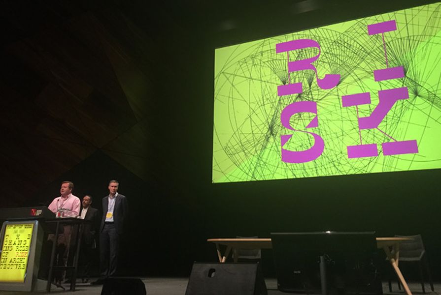 The Risk 2015 Australian Institute of Architects National Conference directors: Andrew Mackenzie (left), Donald Bates (centre), Hamish Lyon (right).