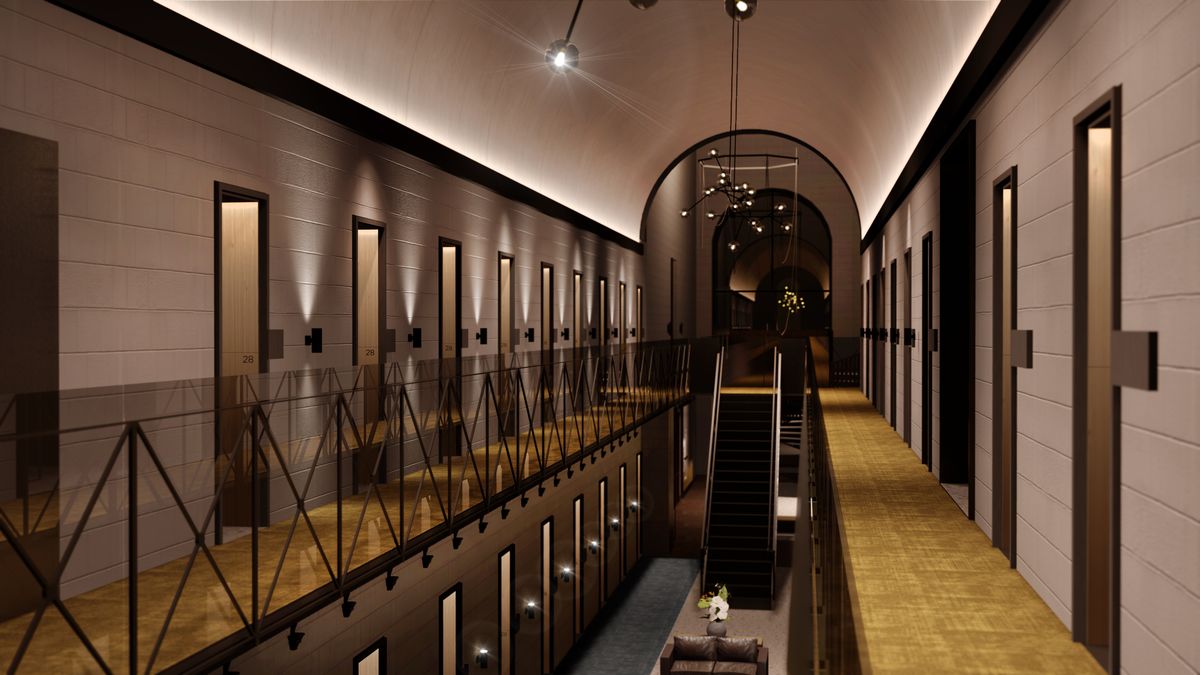 Cox Architecture reveals designs to transform Pentridge Prison into a